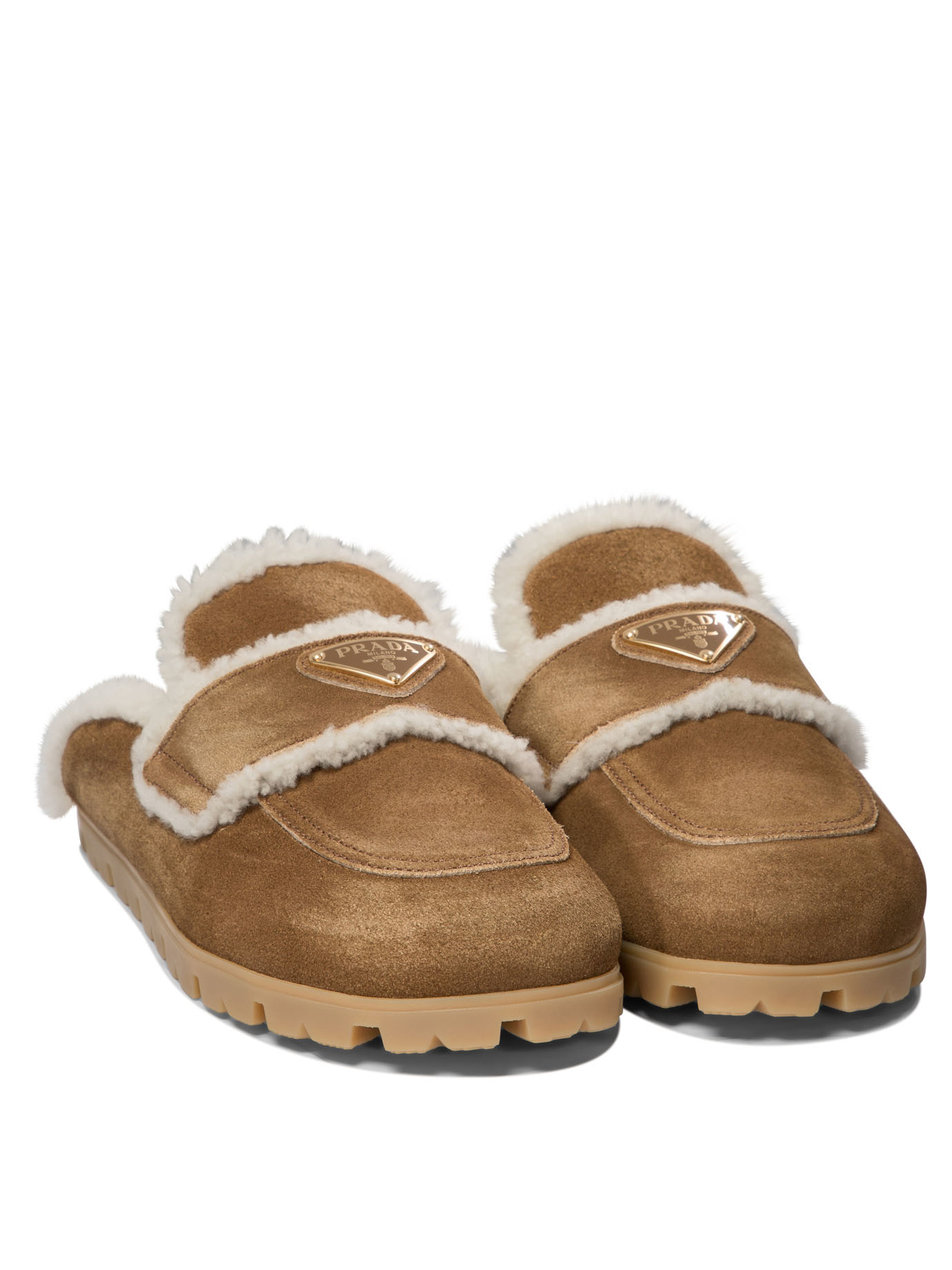 PRADA Shearling slippers